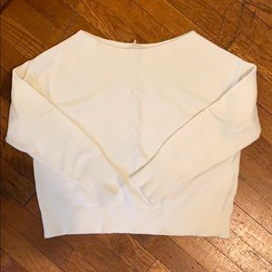 Cream Boatneck Sweater